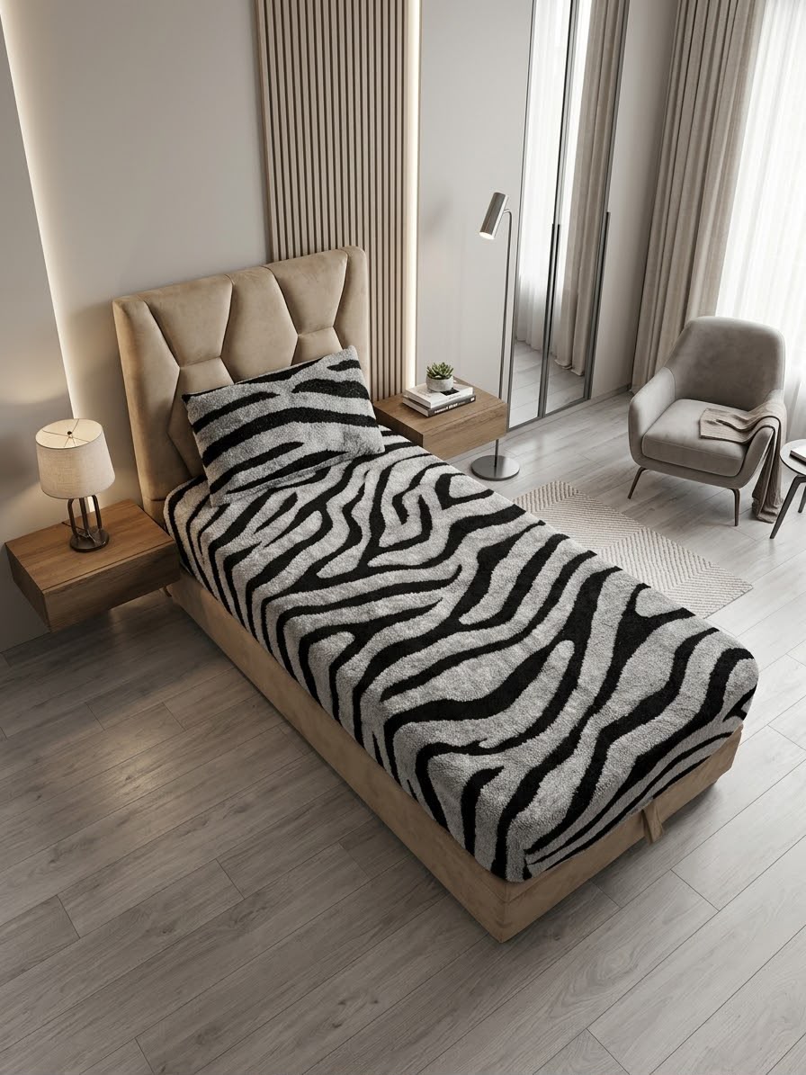 ملاية سرير باللاستيك ZEBRA