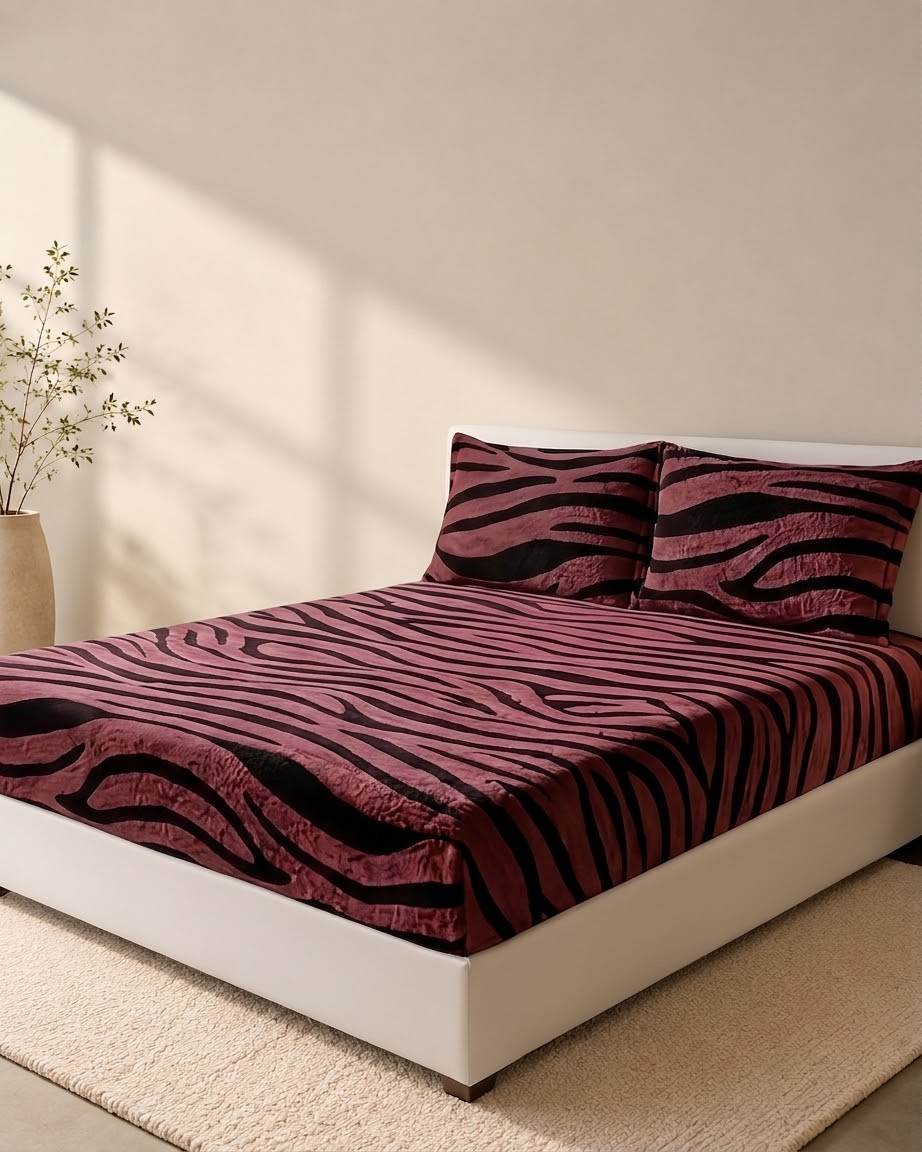ملاية سرير باللاستيك ZEBRA